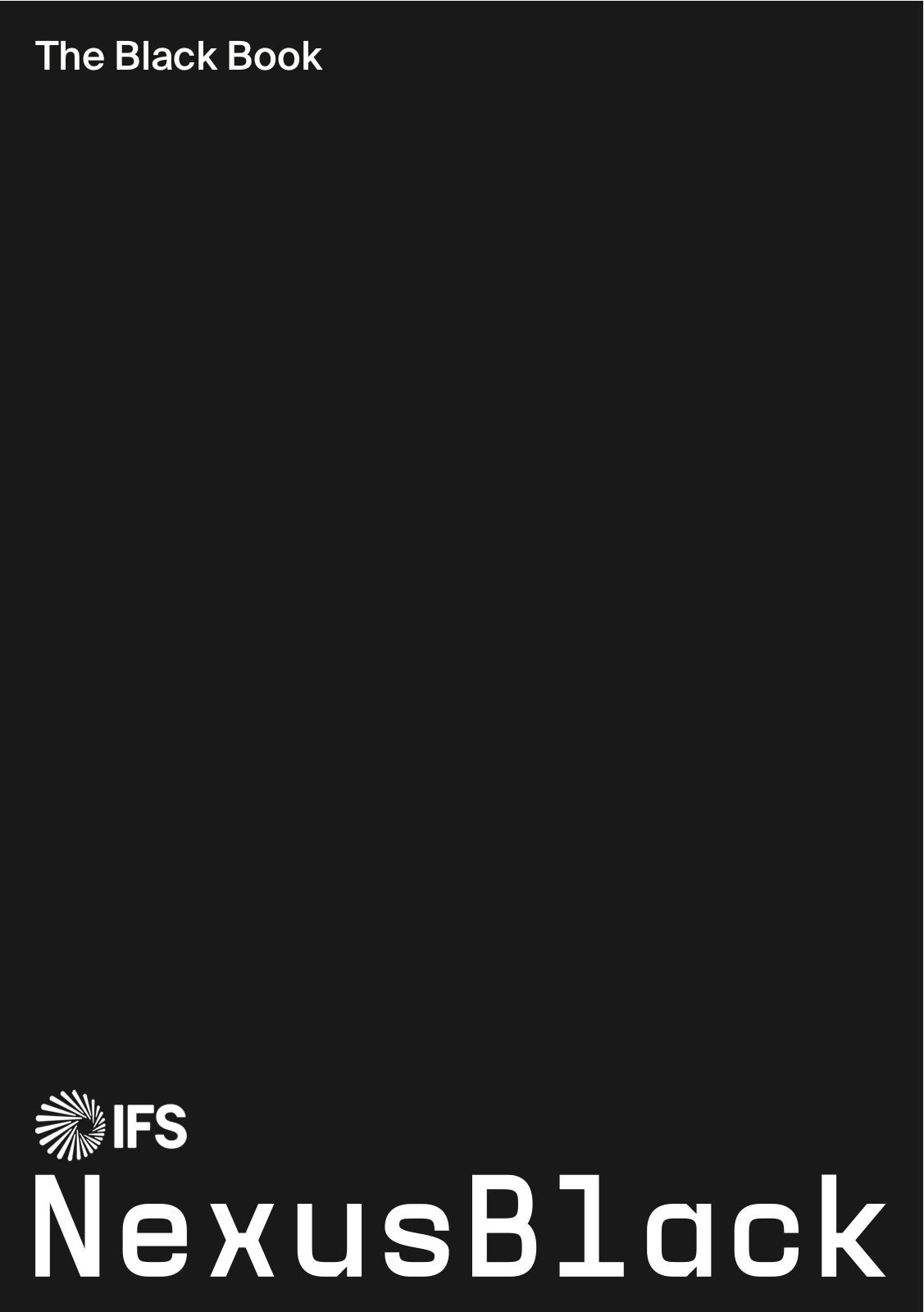 The Black Book — Nexus Black