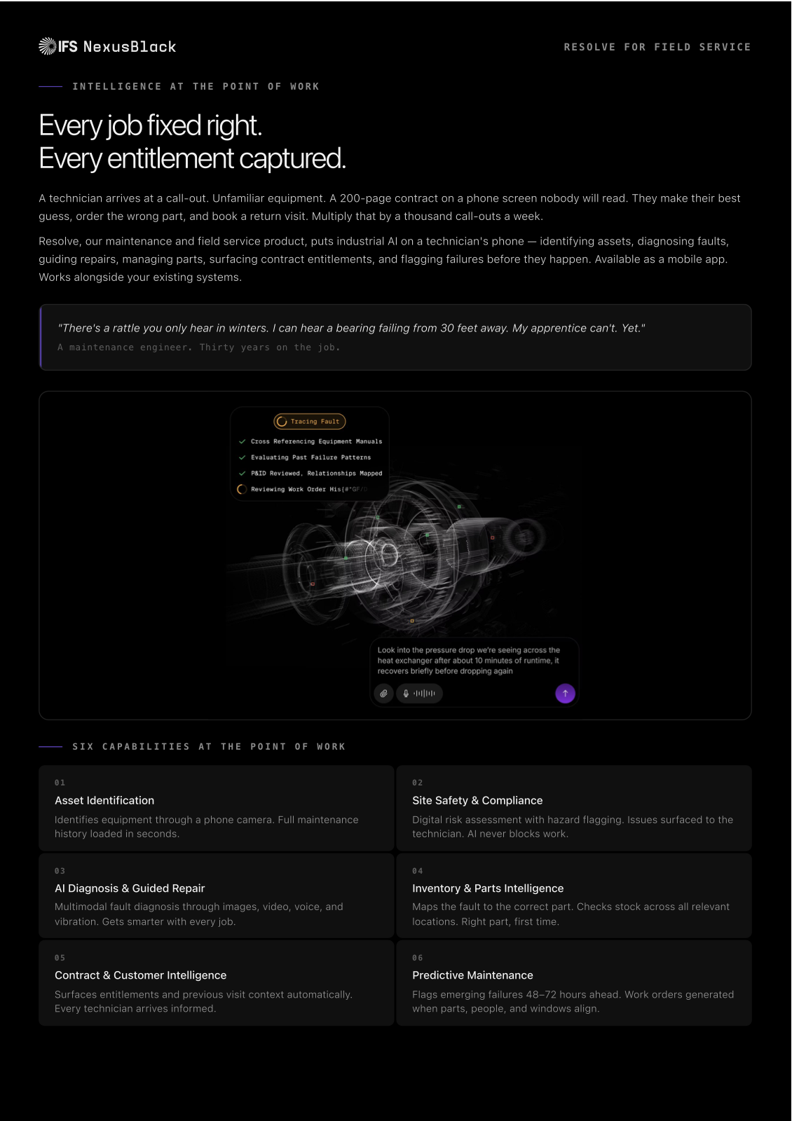 Resolve Field Service Two Pager preview